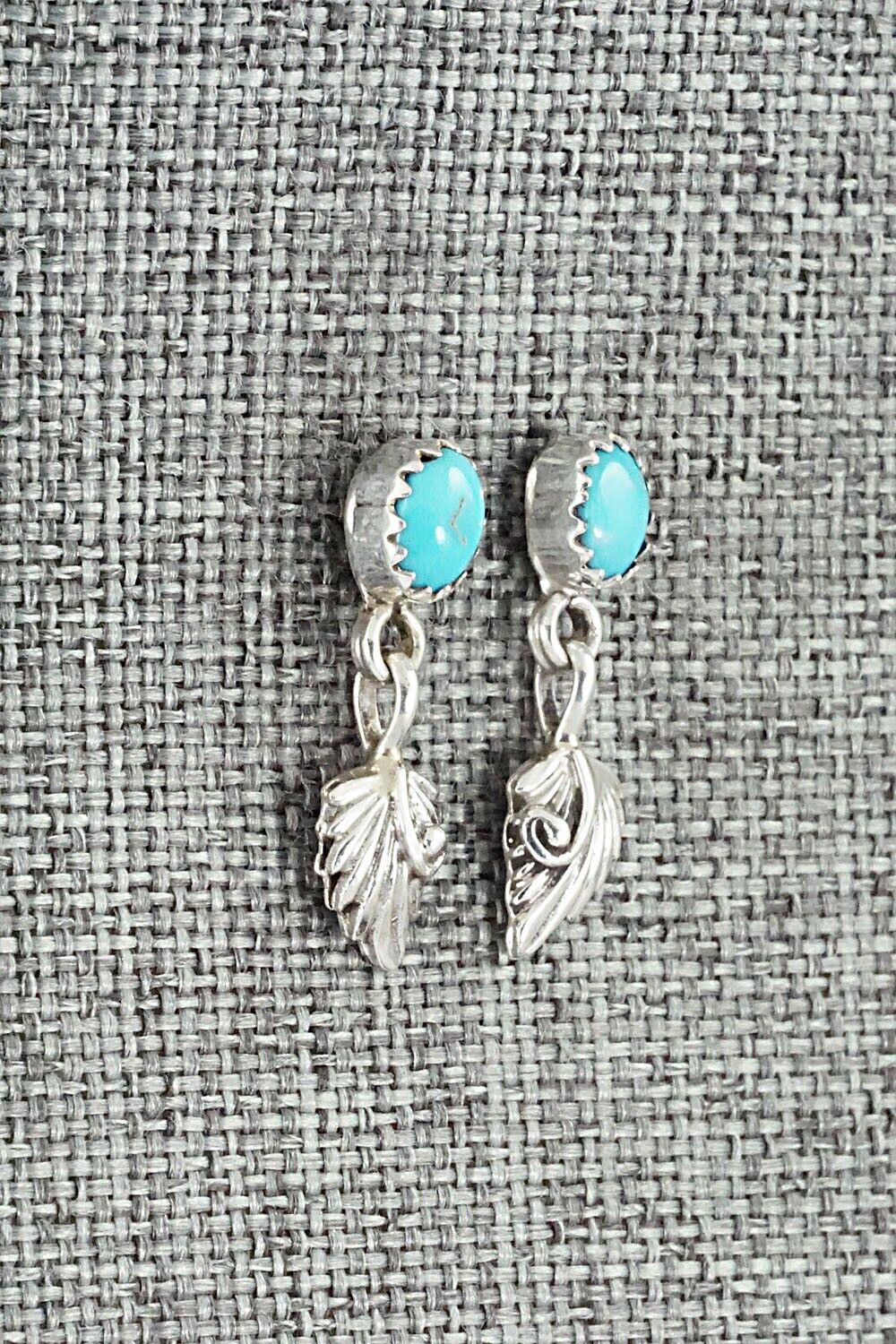 Turquoise & Sterling Silver Earrings - Sharon McCarthy - Image 4