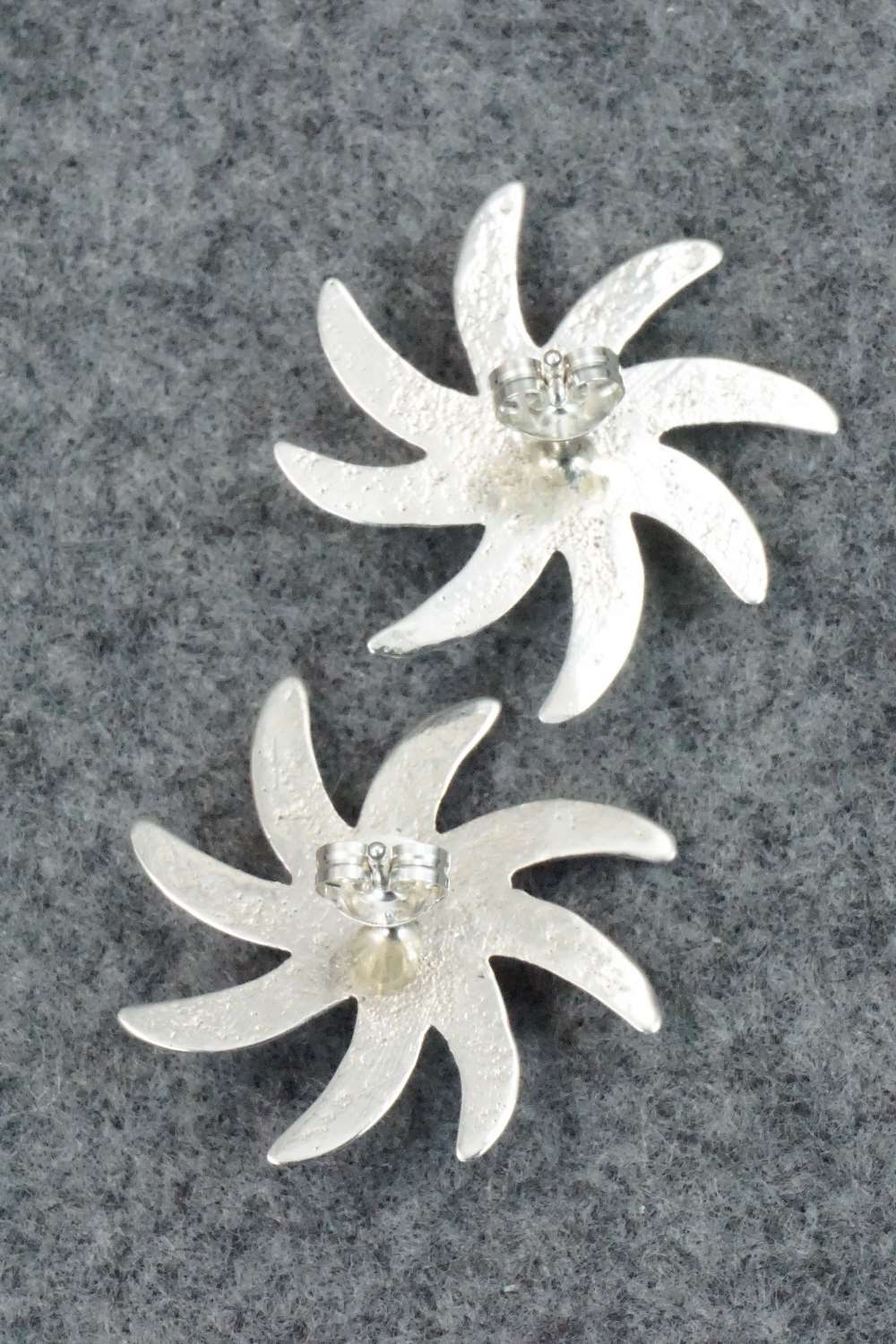 Turquoise & Sterling Silver Earrings - Sylvia Chee - Image 8