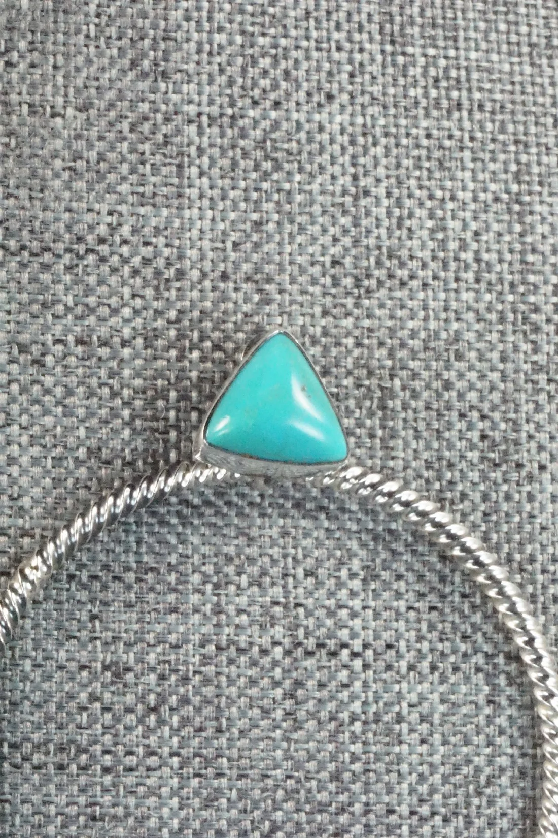 Turquoise & Sterling Silver Earrings - Verley Betone - Image 3