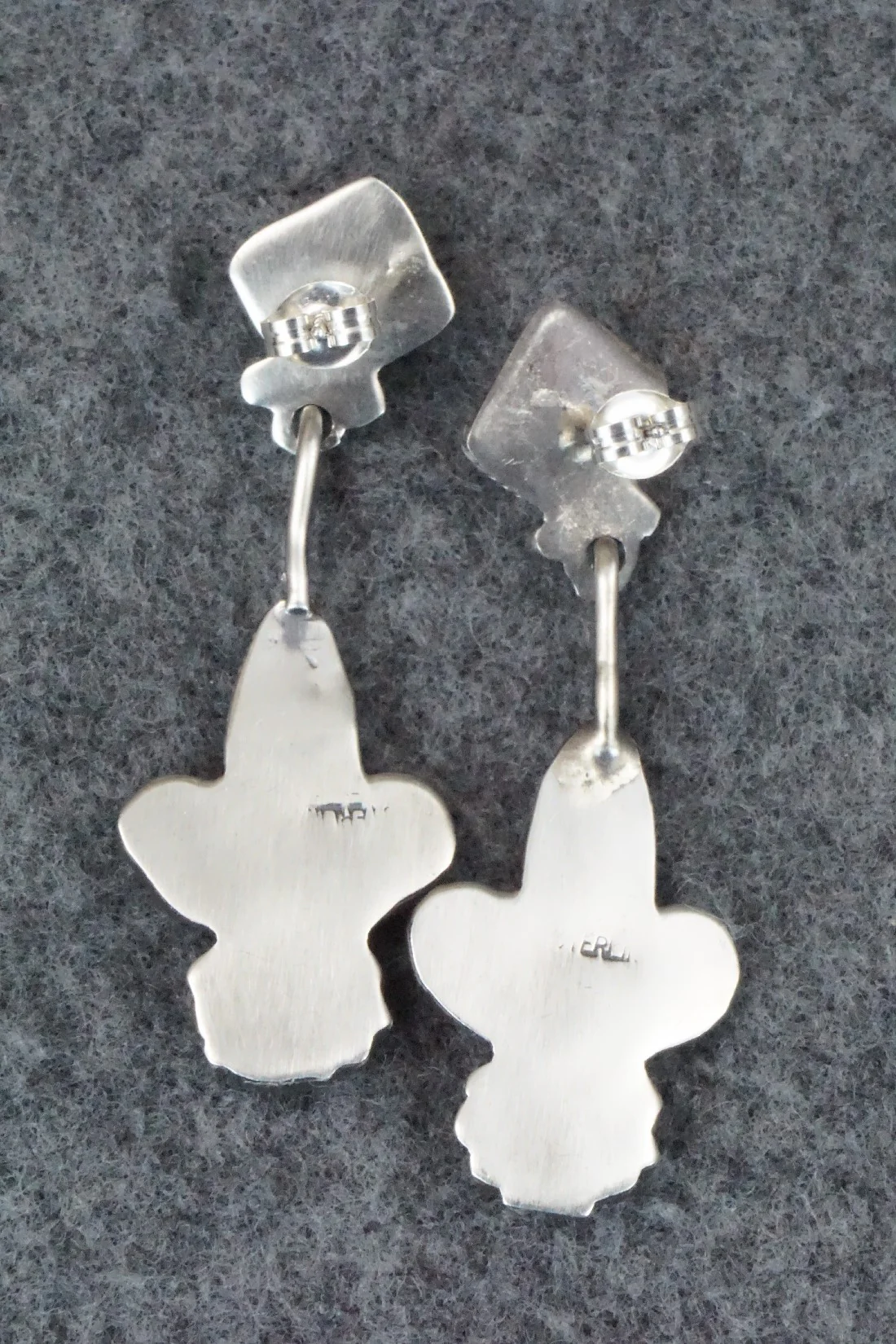 Turquoise & Sterling Silver Earrings - Verley Betone - Image 6