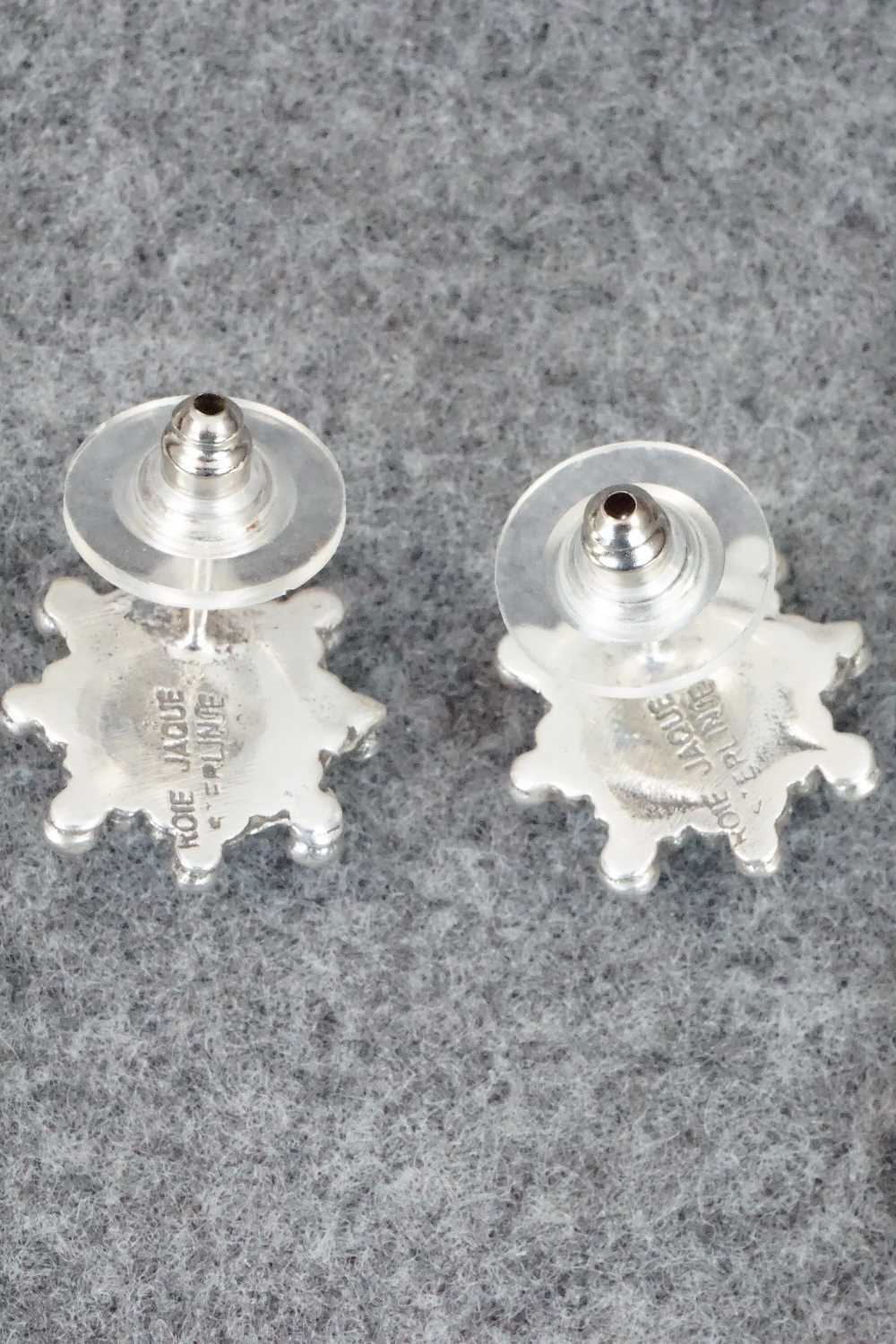 Turquoise & Sterling Silver Necklace and Earrings Set - Roie Jaque - Image 7