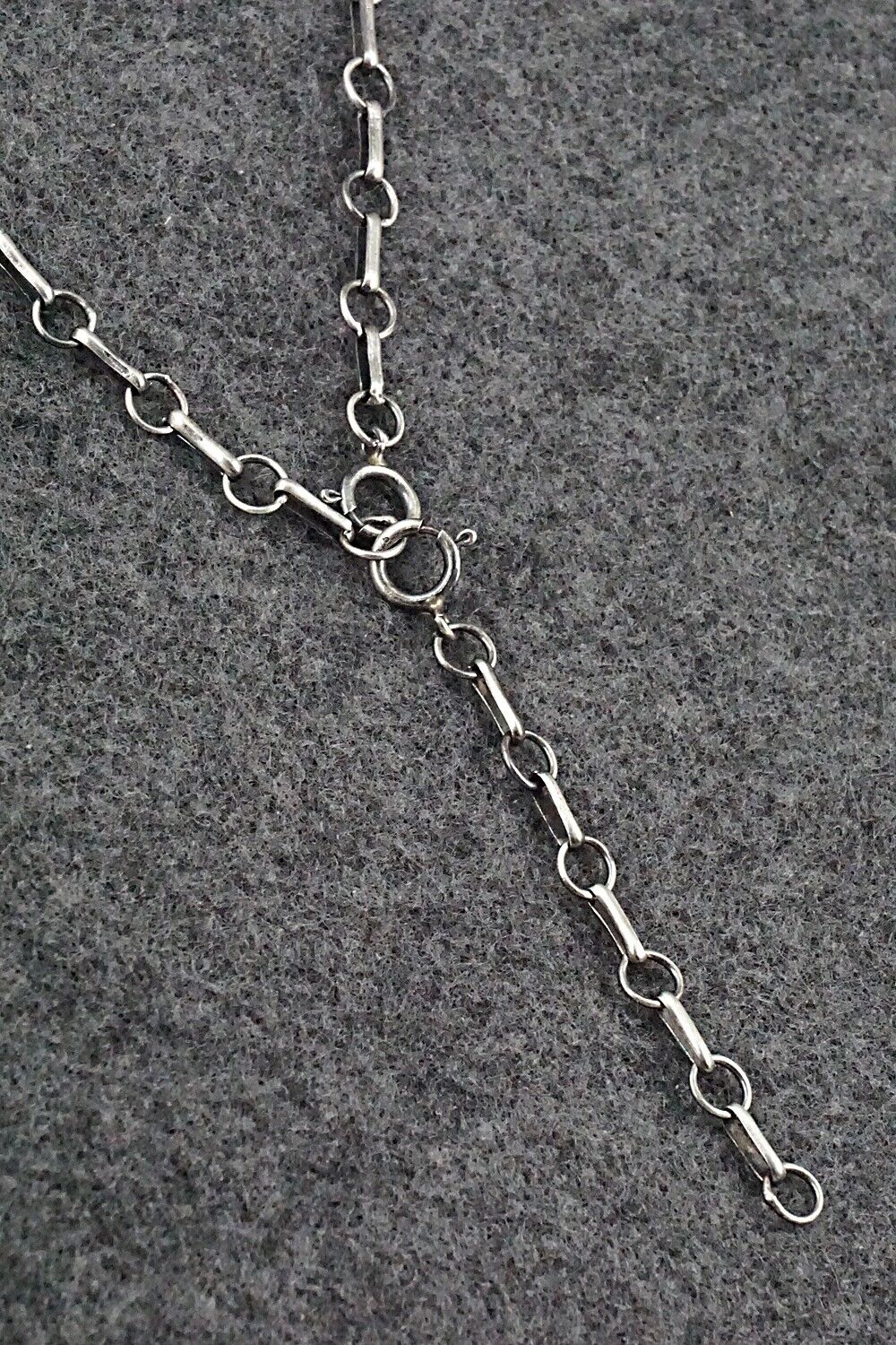 Turquoise & Sterling Silver Necklace - Jeff James - Image 6