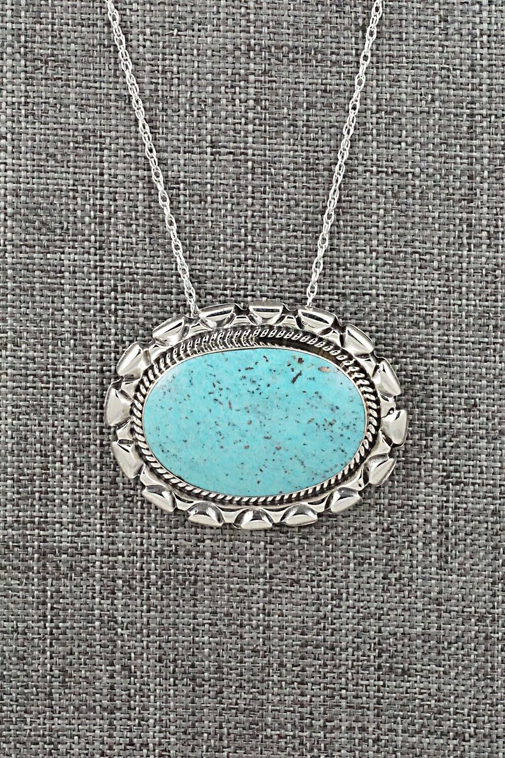 Turquoise & Sterling Silver Necklace - Jimson Belin - Image 5