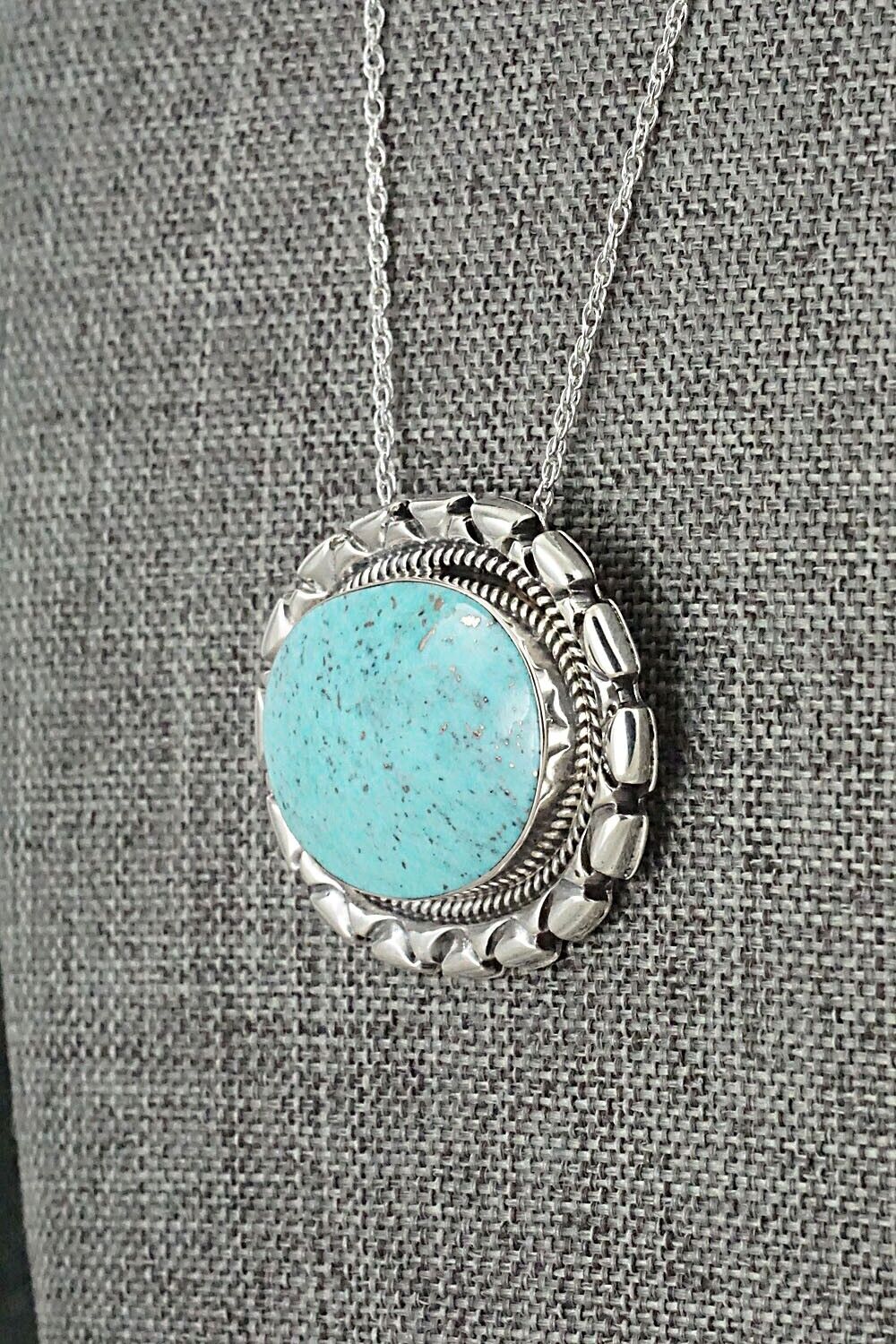 Turquoise & Sterling Silver Necklace - Jimson Belin - Image 6