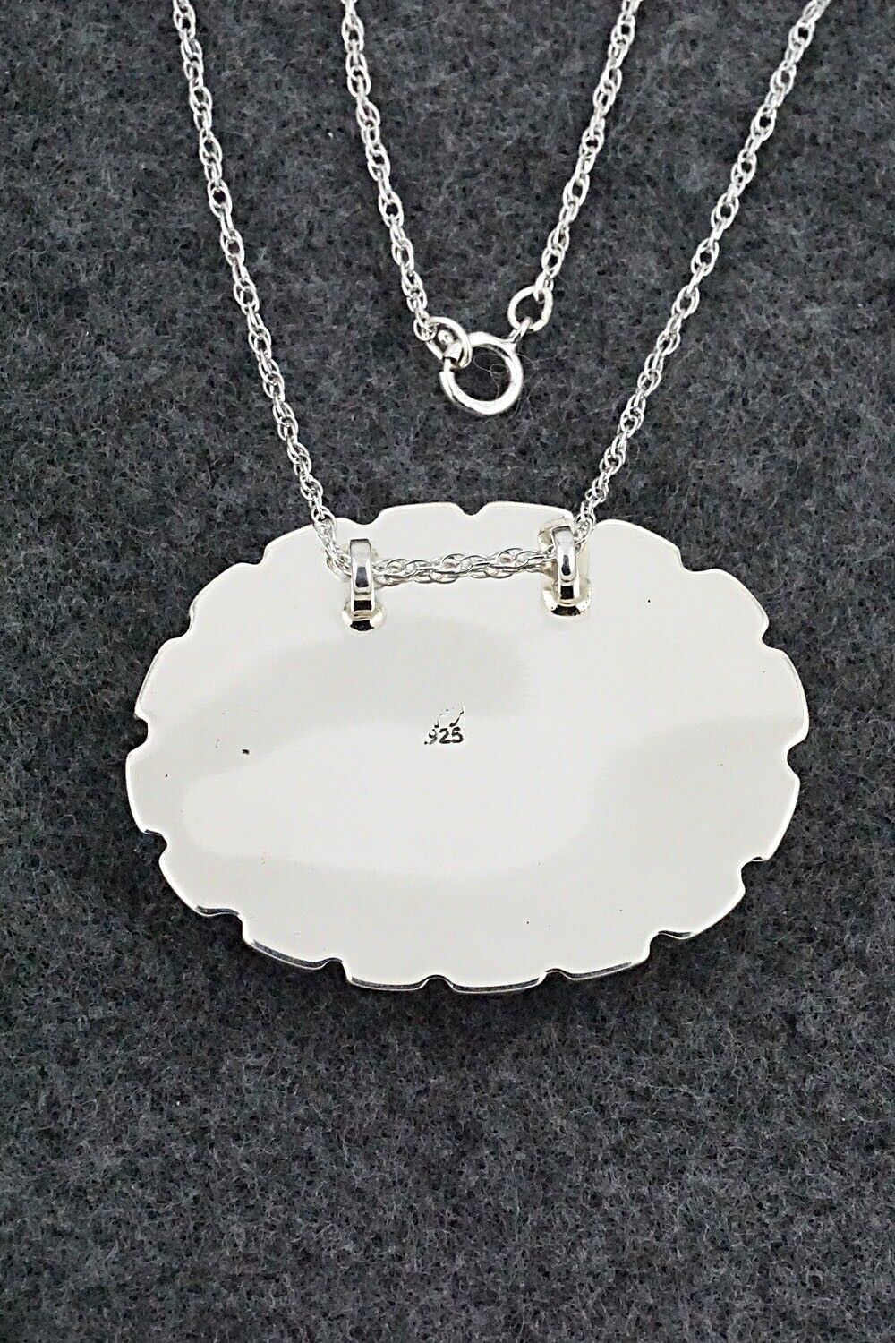 Turquoise & Sterling Silver Necklace - Jimson Belin - Image 8