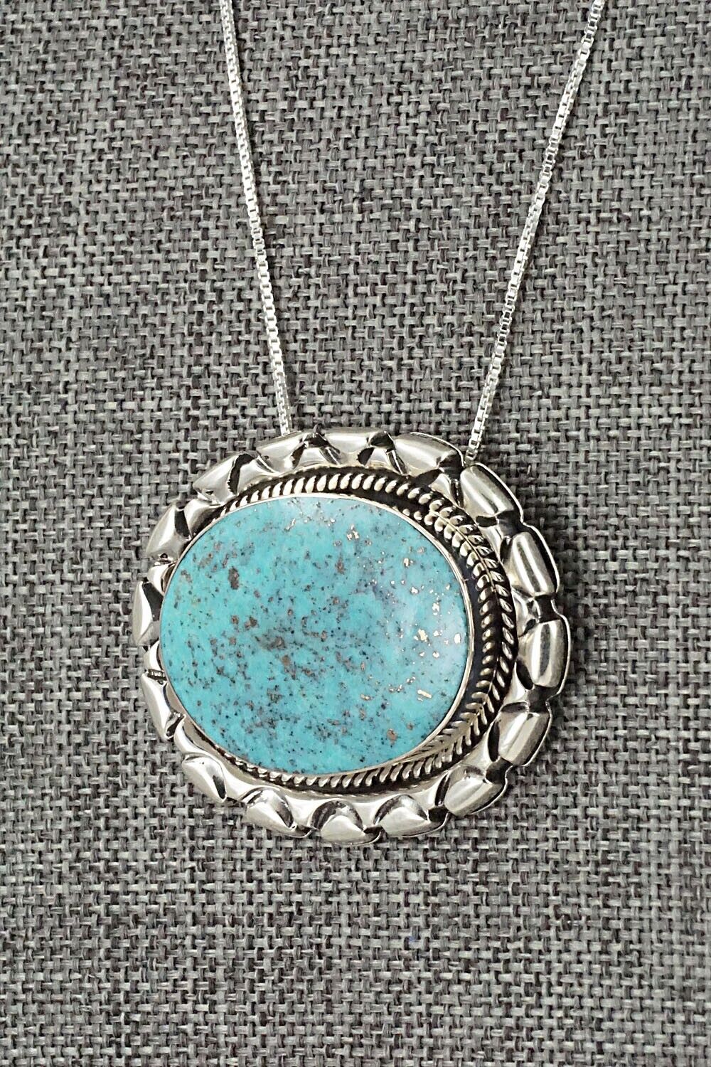 Turquoise & Sterling Silver Necklace - Jimson Belin - Image 5