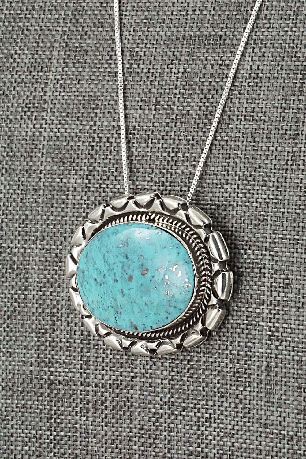 Turquoise & Sterling Silver Necklace - Jimson Belin - Image 5