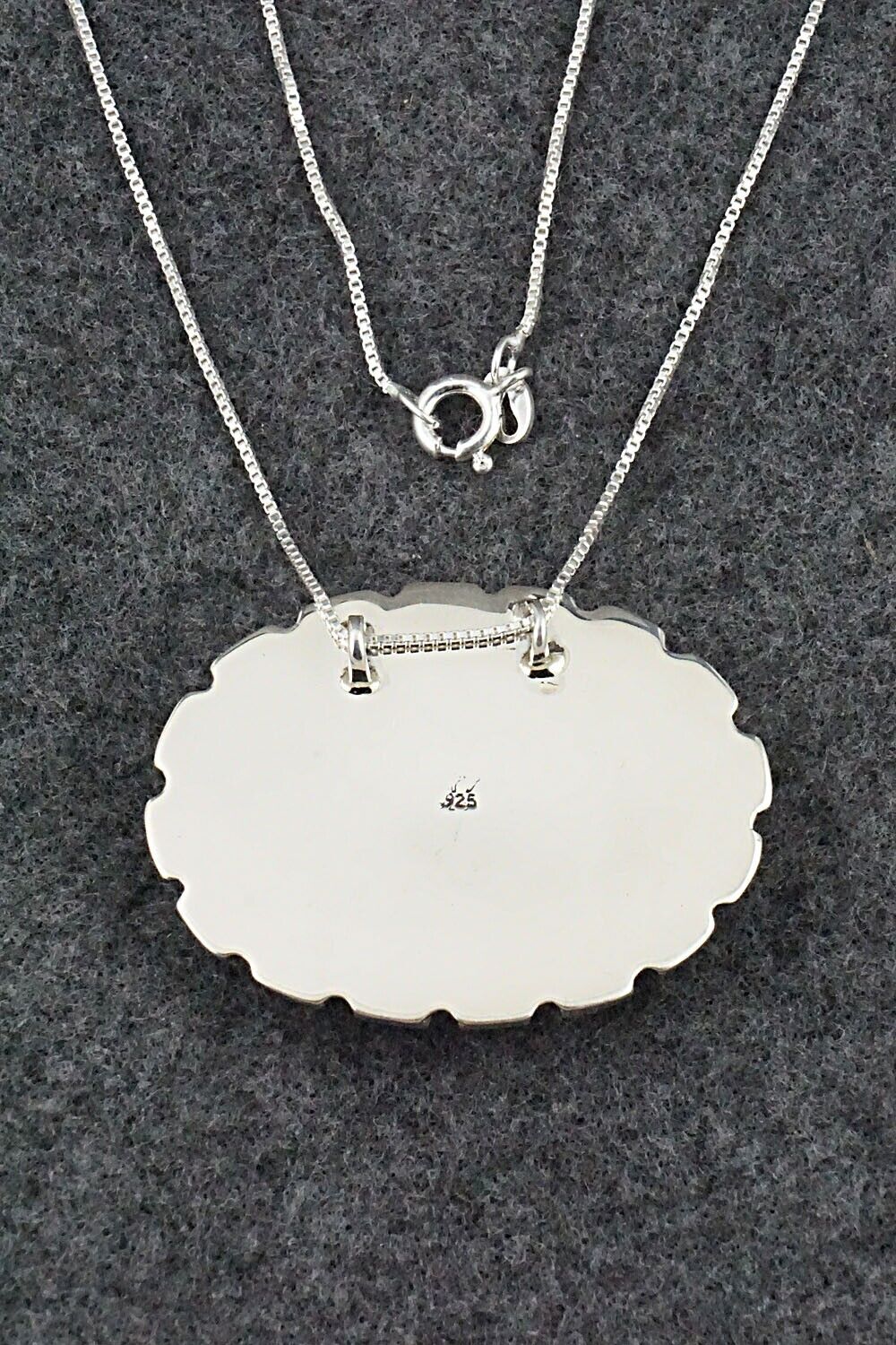 Turquoise & Sterling Silver Necklace - Jimson Belin - Image 8