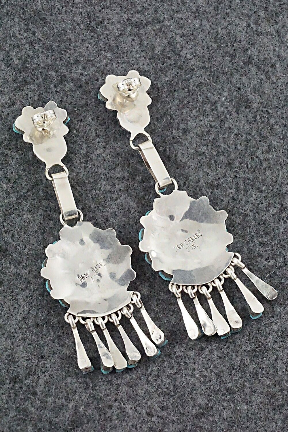 Turquoise & Sterling Silver Necklace Set - Merlinda Chavez - Image 10