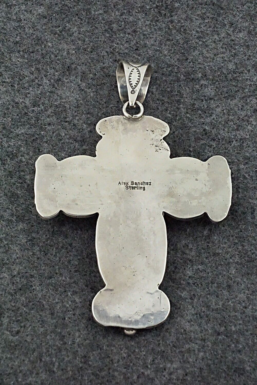 Turquoise & Sterling Silver Pendant - Alex Sanchez - Image 7