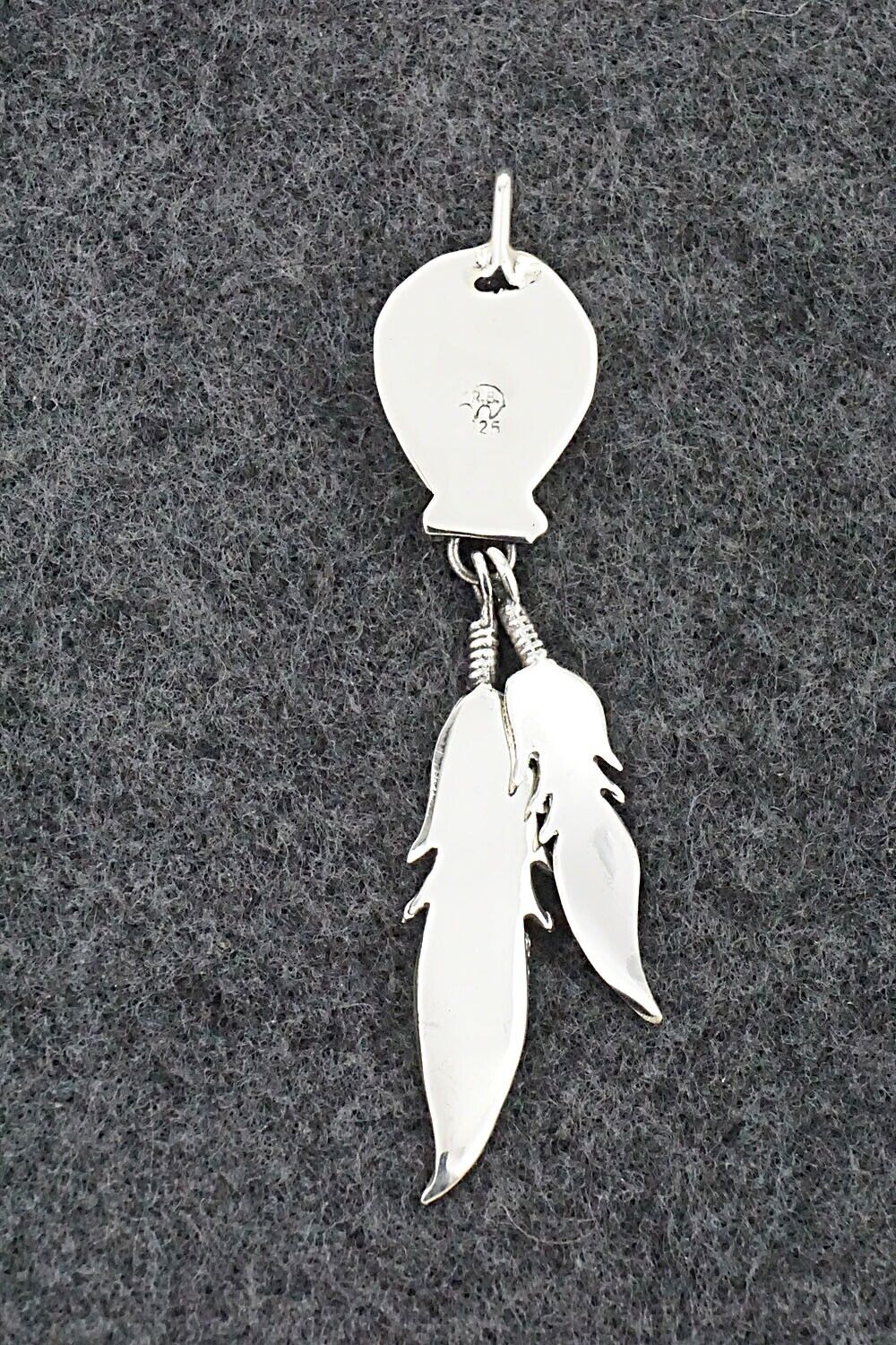 Turquoise & Sterling Silver Pendant - Annie Spencer - Image 6