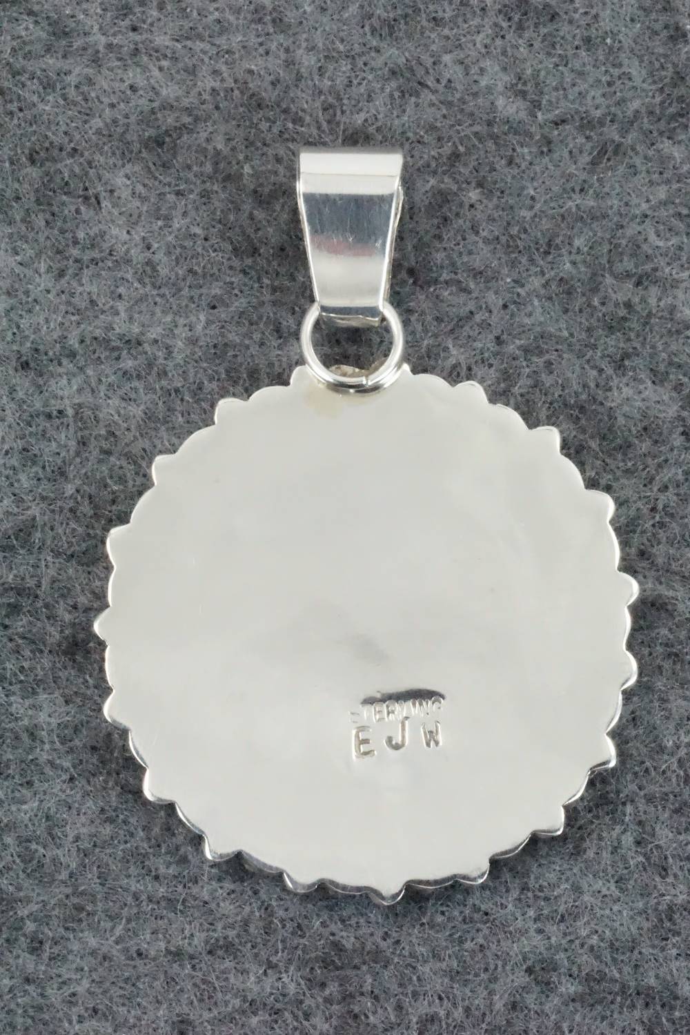 Turquoise & Sterling Silver Pendant - Eunise Wilson - Image 5