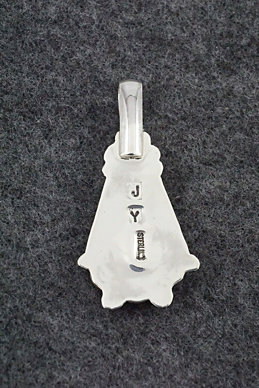 Turquoise & Sterling Silver Pendant - Juanita Yatsatie - Image 6