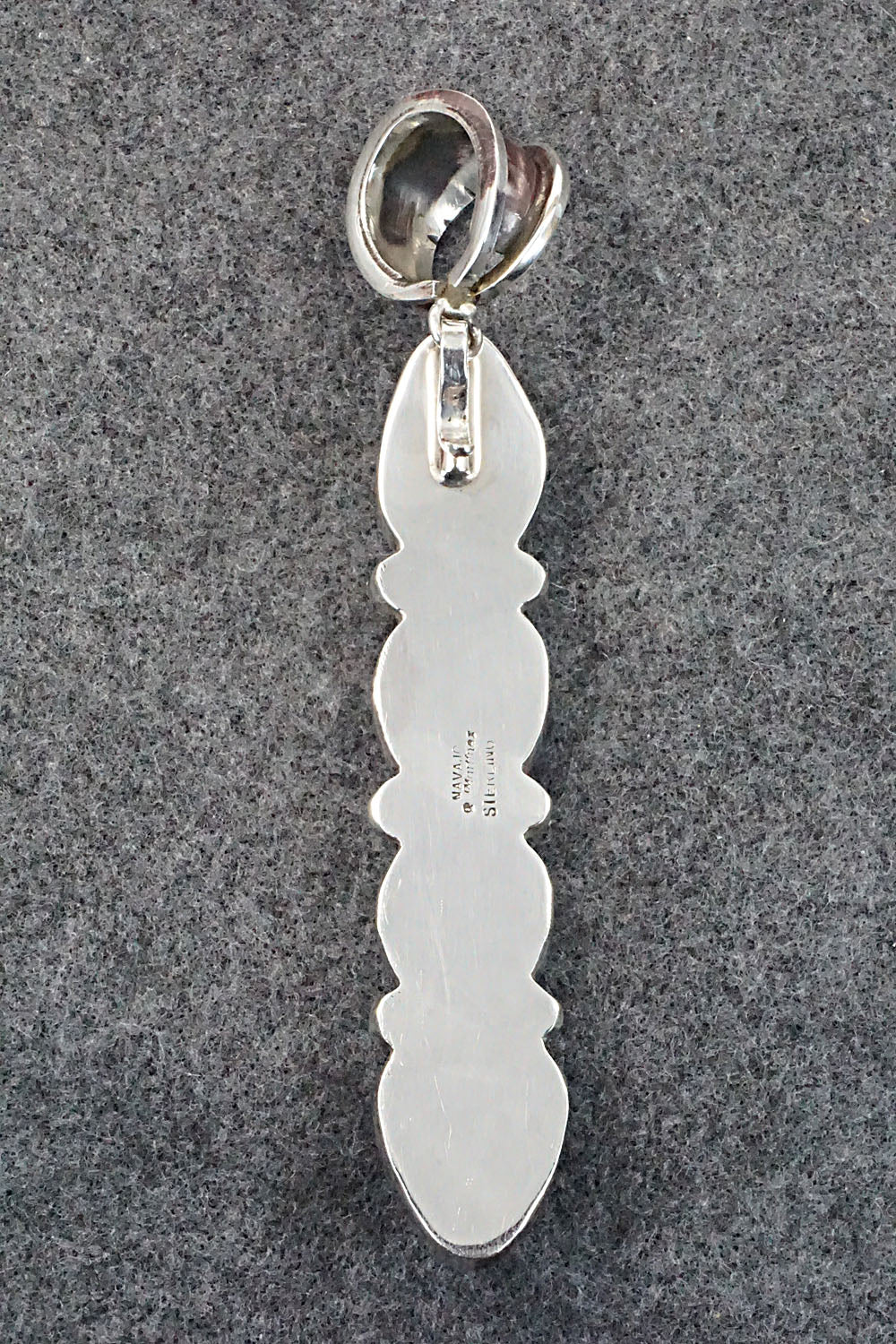 Turquoise & Sterling Silver Pendant - Rick Martinez - Image 12