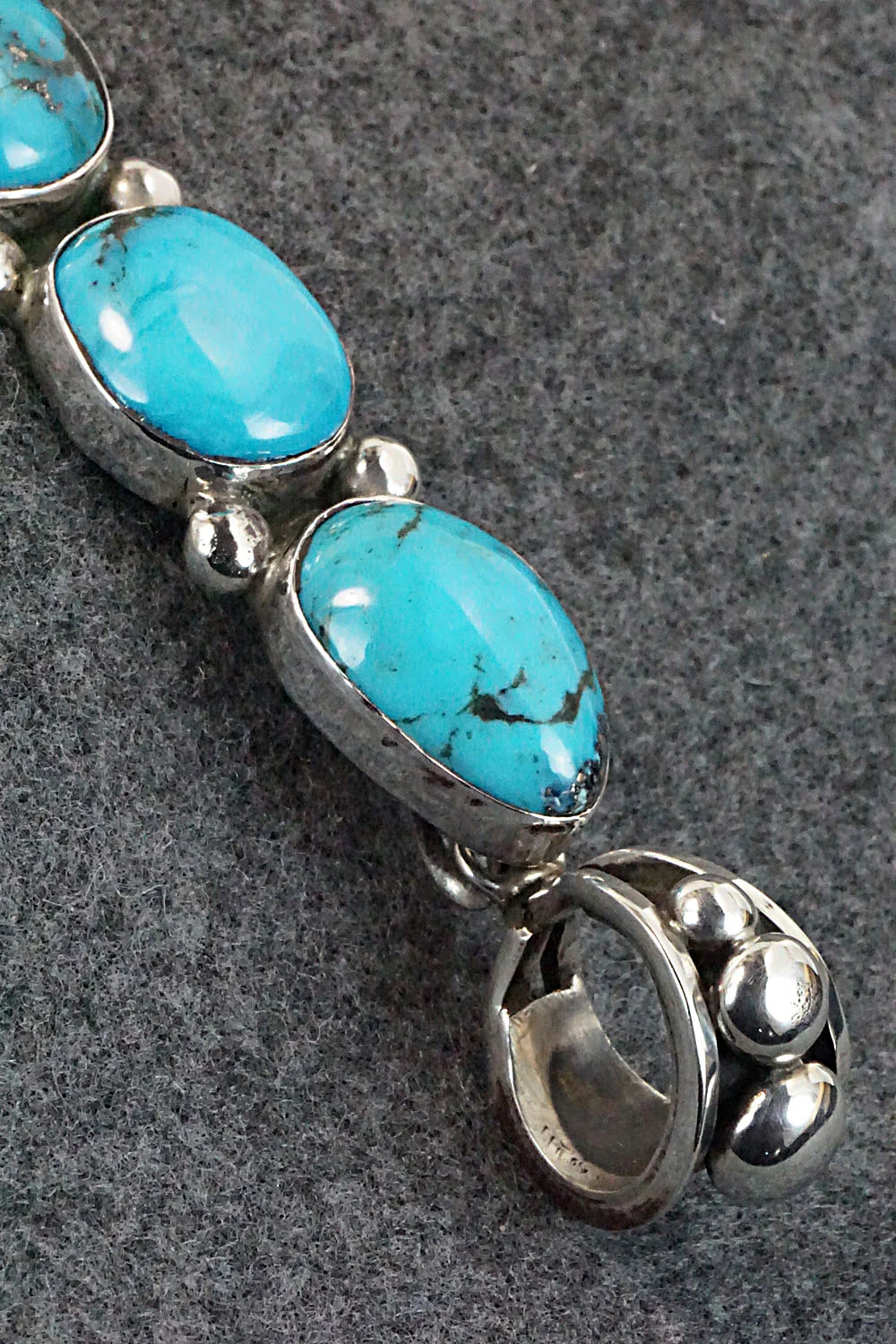 Turquoise & Sterling Silver Pendant - Rick Martinez - Image 6