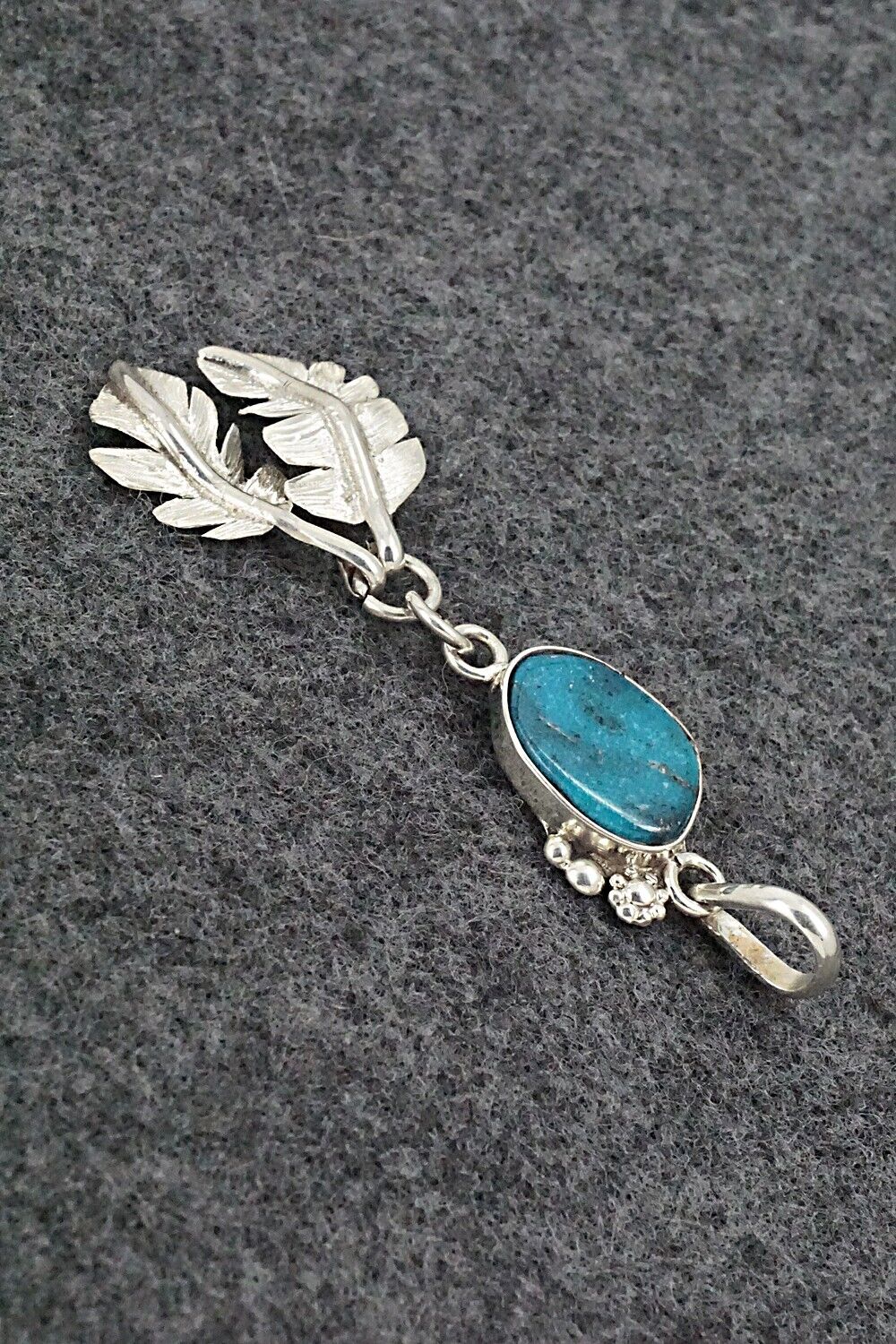 Turquoise & Sterling Silver Pendant - Tammy Deysee - Image 3