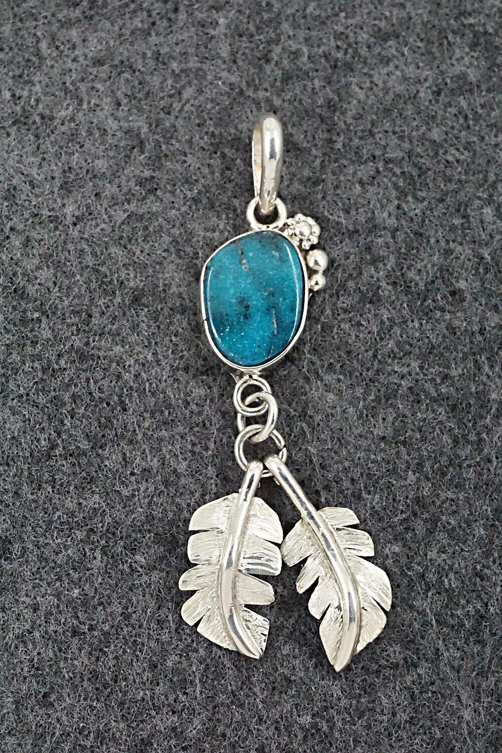 Turquoise & Sterling Silver Pendant - Tammy Deysee - Image 7