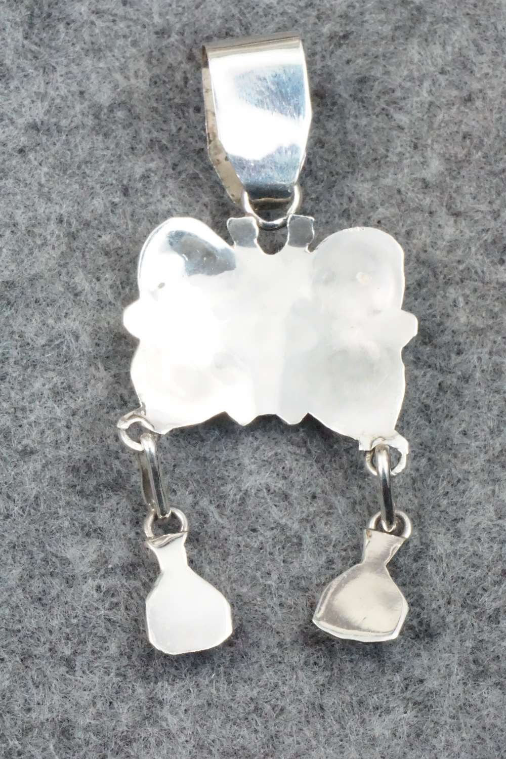 Turquoise & Sterling Silver Pendant - Verdi Booqua - Image 5