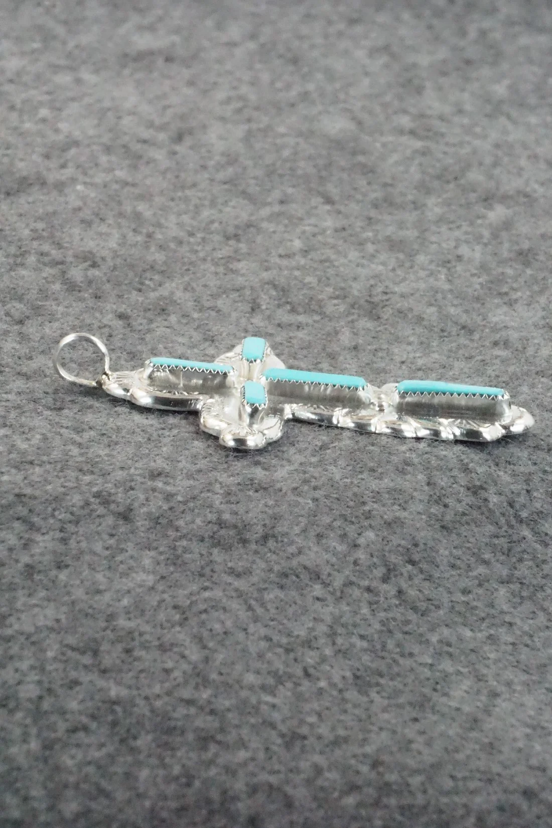 Turquoise & Sterling Silver Pendant - Verona Quam - Image 4