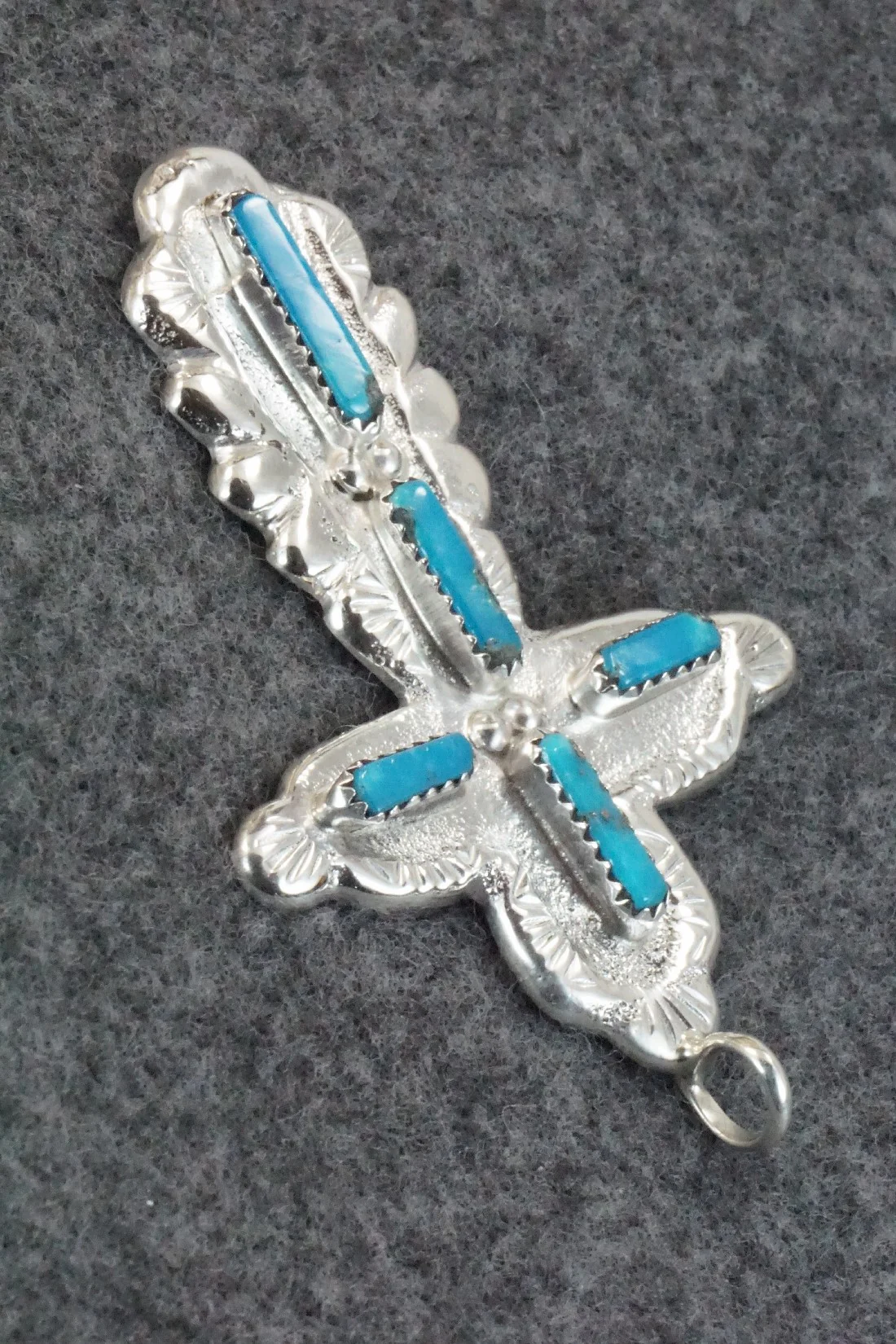 Turquoise & Sterling Silver Pendant - Verona Quam - Image 3