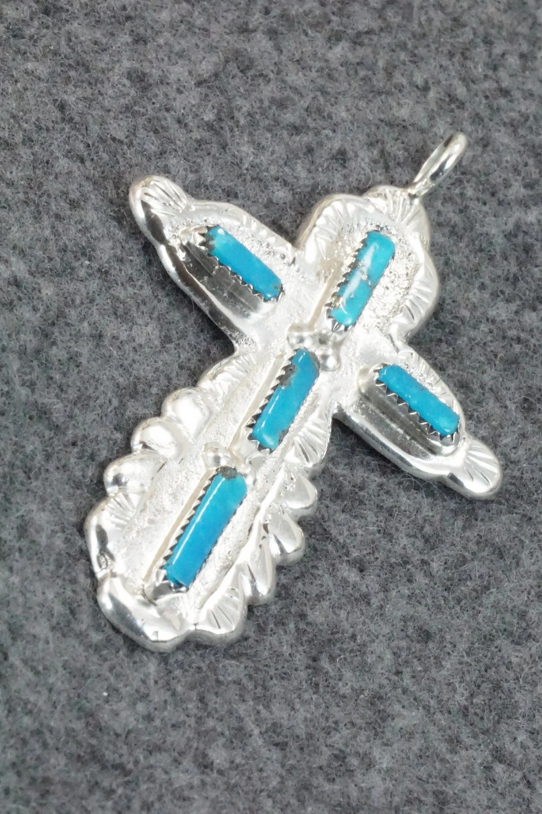 Turquoise & Sterling Silver Pendant - Verona Quam - Image 4