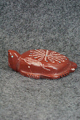Turtle Zuni Fetish Carving - Adrian Cachini - Image 4