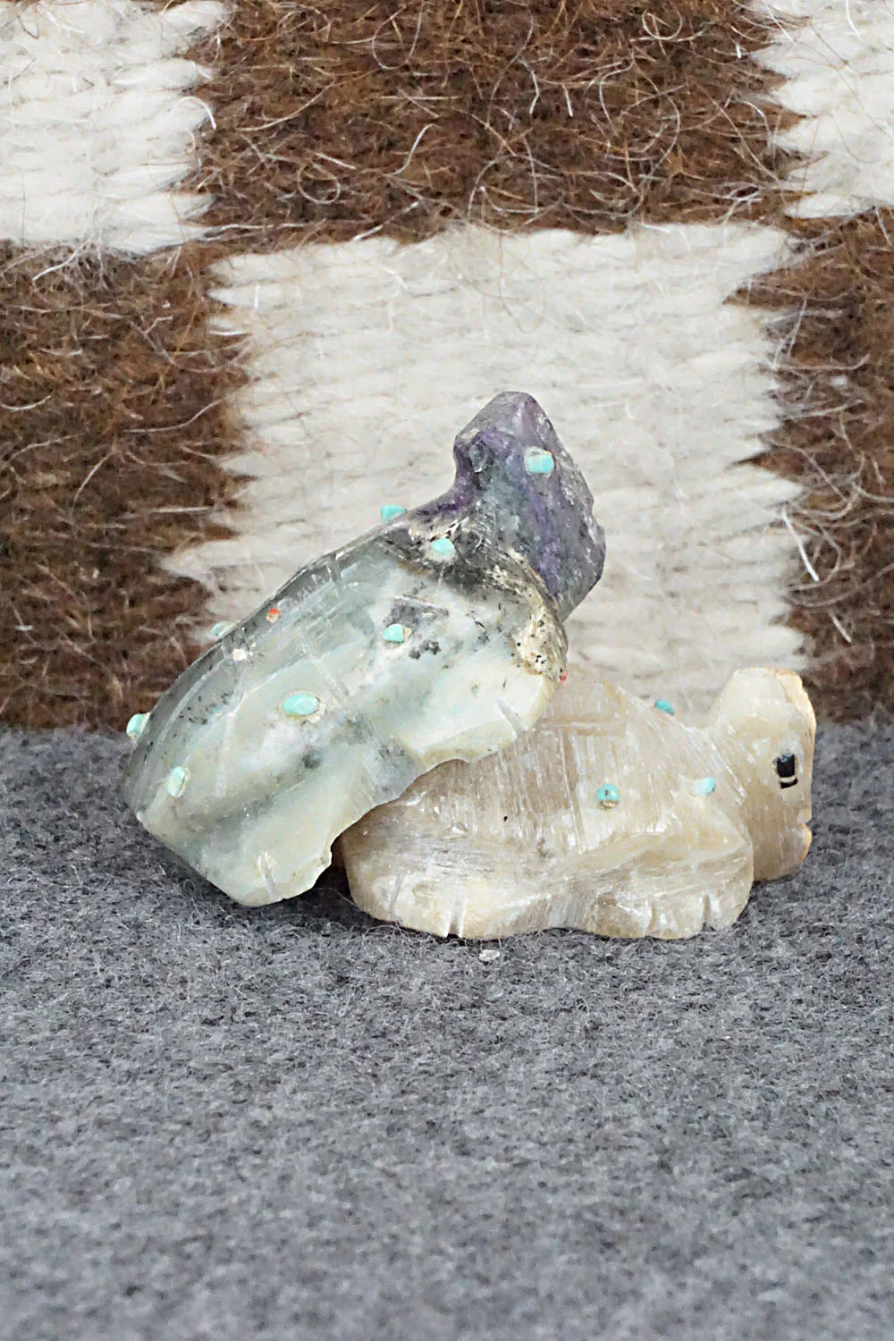 Turtle Zuni Fetish Carving - Carl Etsate - Image 4