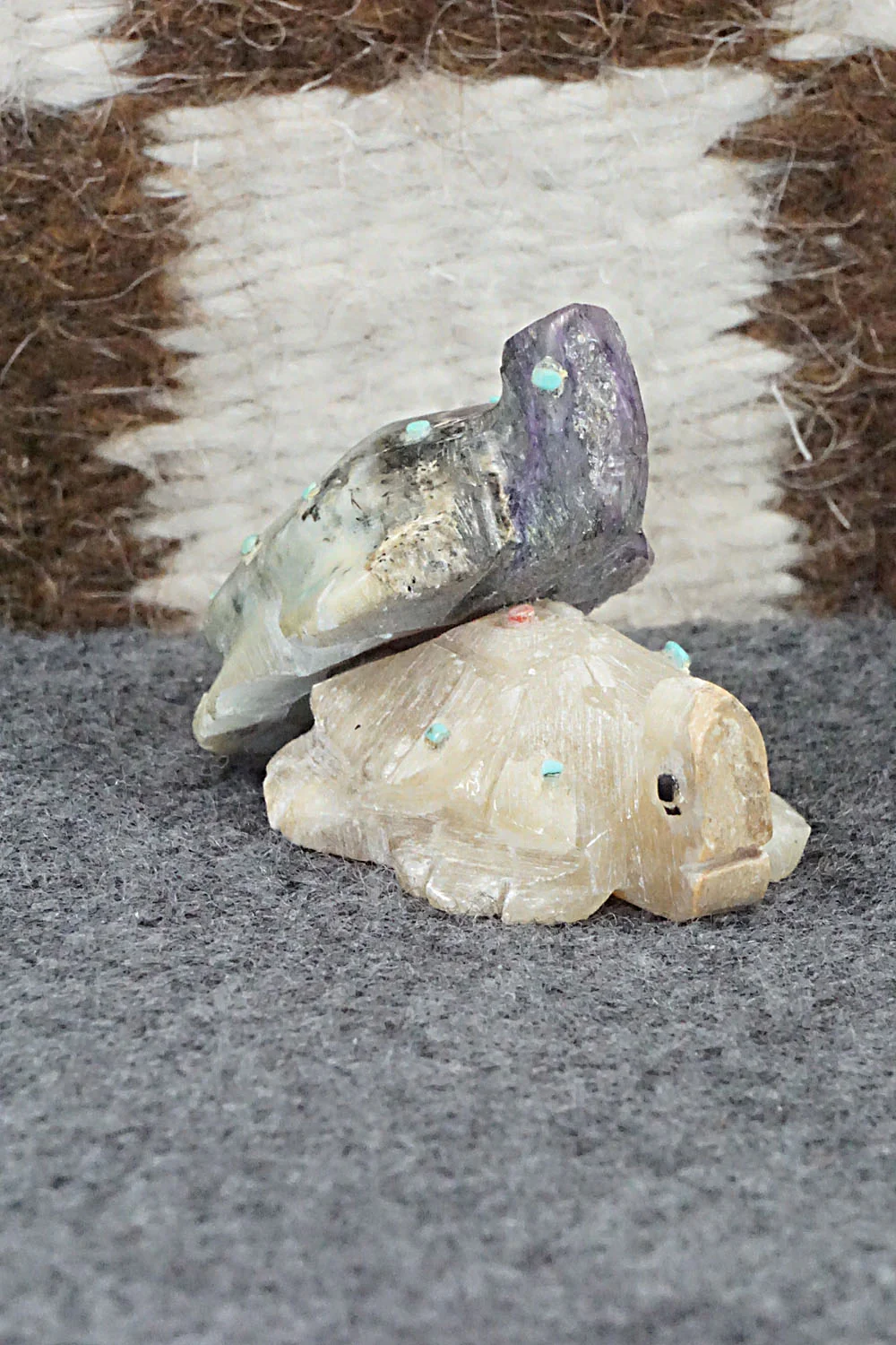 Turtle Zuni Fetish Carving - Carl Etsate - Image 5