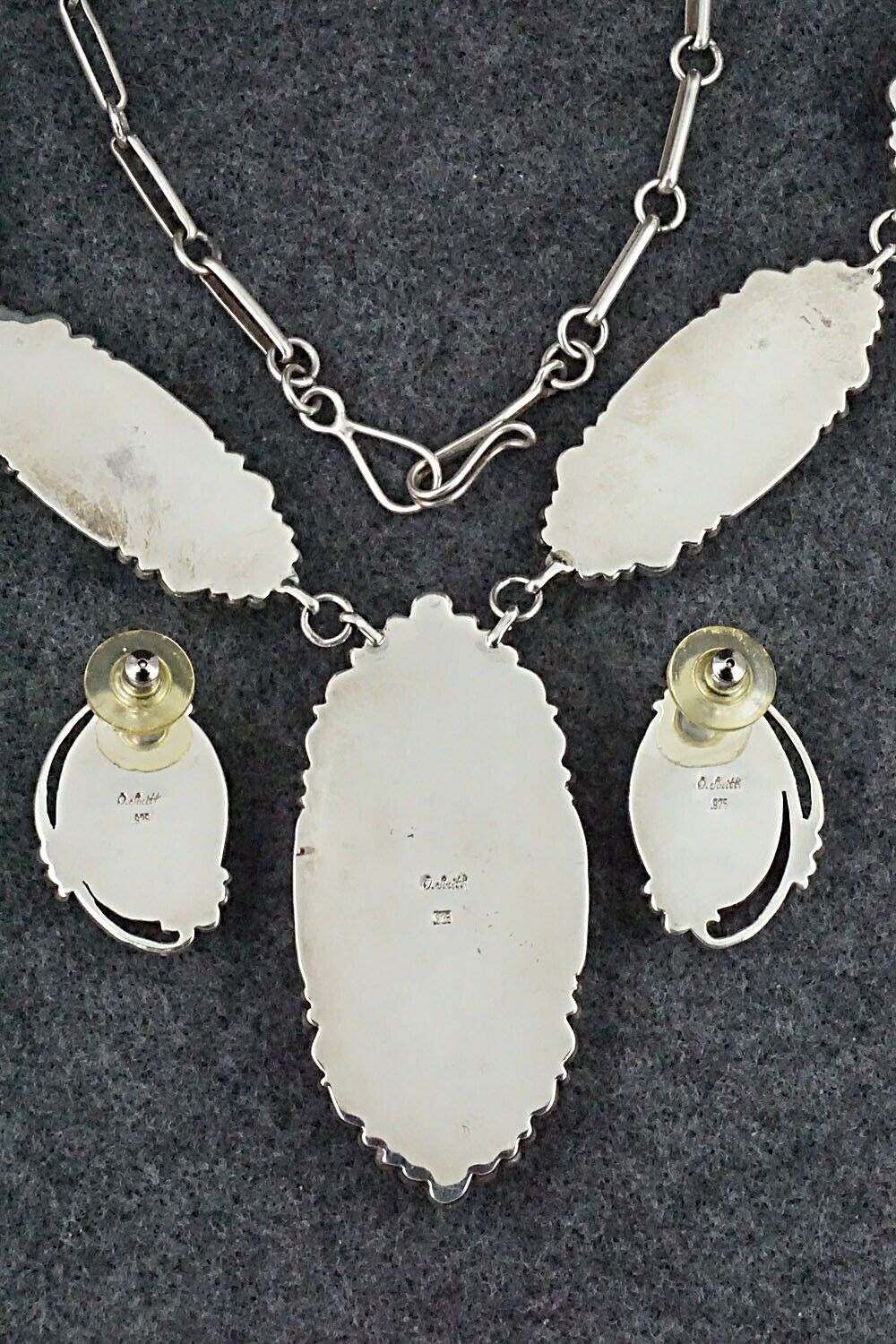 White Buffalo & Sterling Silver Necklace Set - Oliver Smith - Image 11