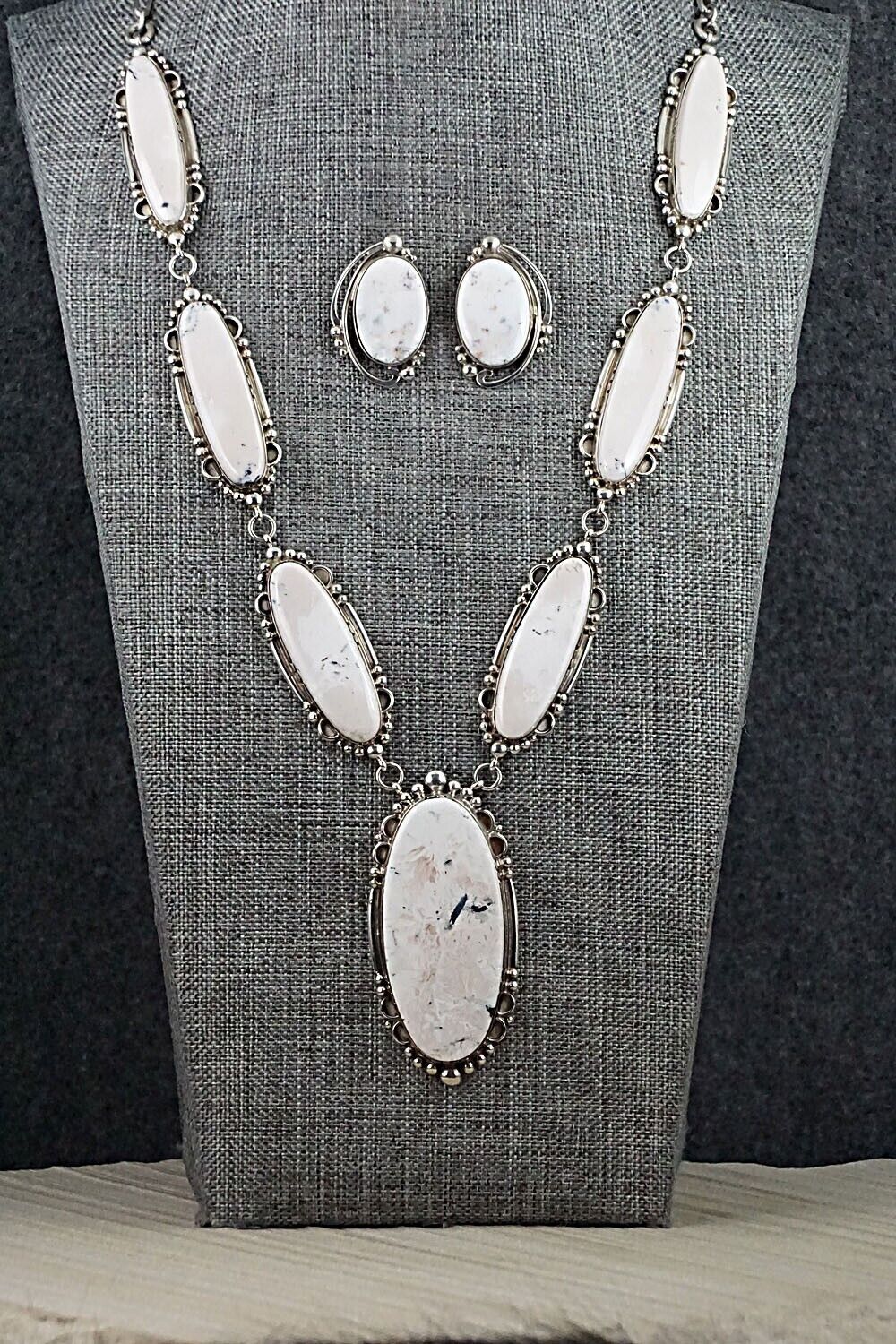 White Buffalo & Sterling Silver Necklace Set - Oliver Smith - Image 12